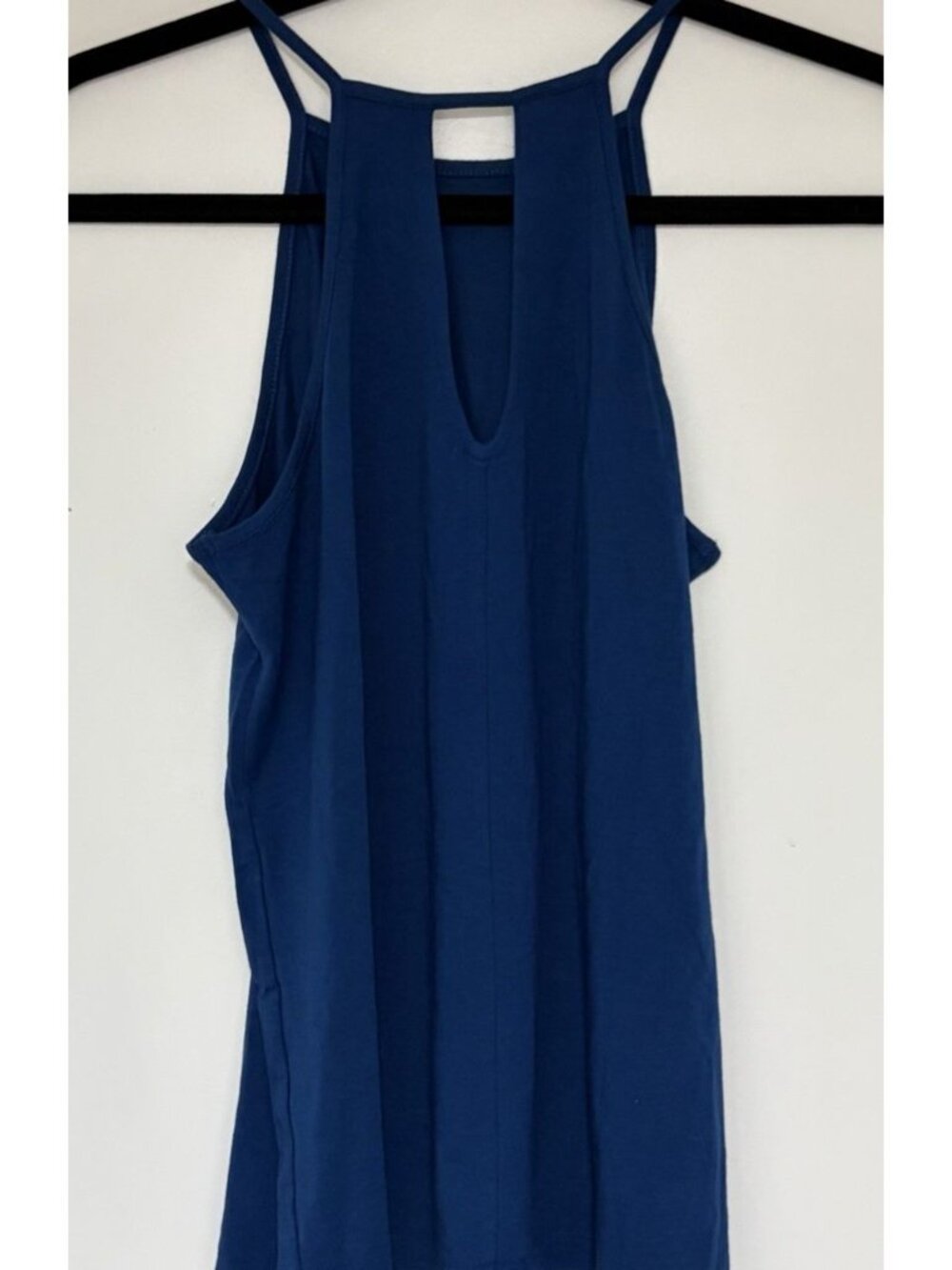 Lilly Pulitzer Shay Top Resort Navy Women Size XS Pima Modal Spandex Tank Top - Picture 2 of 5